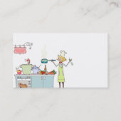 visitekaartje voor kok of kok (Achterkant)