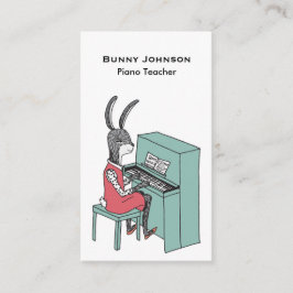 Visitekaartje voor konijnenspel