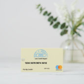 Visitekaartje voor kredietreparatie (Staand voorkant)