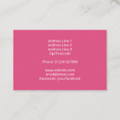 Visitekaartje voor krentennaaiwerk (Achterkant)