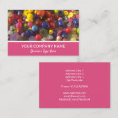 Visitekaartje voor krentennaaiwerk (Voorkant / Achterkant)