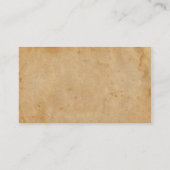 Visitekaartje voor kroon en vogel (Achterkant)