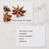 Visitekaartje voor kruiden en specerijen (Voorkant / Achterkant)