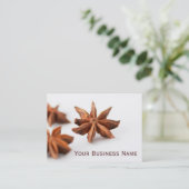 Visitekaartje voor kruiden en specerijen (Staand voorkant)