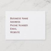 Visitekaartje voor kruiden en specerijen (Achterkant)