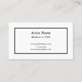  Visitekaartje voor kunstenaars (Voorkant)