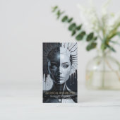 Visitekaartje voor kunstmatige intelligentie (Staand voorkant)