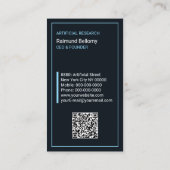 Visitekaartje voor kunstmatige intelligentie (Achterkant)