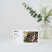 Visitekaartje voor labrador Retriever (Staand voorkant)