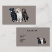 Visitekaartje voor labrador Retriever (Voorkant / Achterkant)