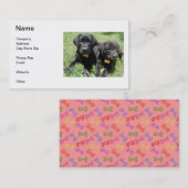 Visitekaartje voor labrador Retriever (Voorkant / Achterkant)