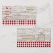 Visitekaartje voor landbaken (Voorkant / Achterkant)