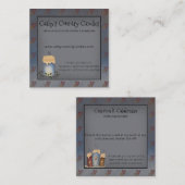 Visitekaartje voor landkaarsen (Voorkant / Achterkant)