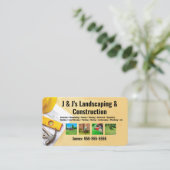 Visitekaartje voor landschap en bouw (Staand voorkant)