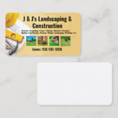 Visitekaartje voor landschap en bouw (Voorkant / Achterkant)