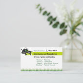 visitekaartje voor landschapsarchitectuur en maaie (Staand voorkant)