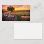 Visitekaartje voor landschapsverzorging (Voorkant / Achterkant)