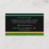 Visitekaartje voor landschapszorg (Achterkant)