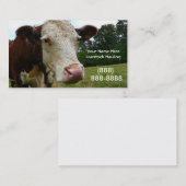 Visitekaartje voor langeafstandsveeteelt (Voorkant / Achterkant)