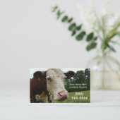 Visitekaartje voor langeafstandsveeteelt (Staand voorkant)