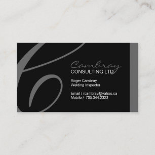 Visitekaartje voor lascontroletechnicus