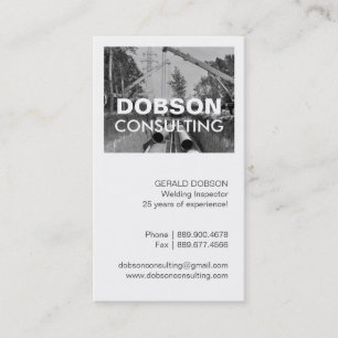 Visitekaartje voor lascontroletechnicus