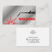 Visitekaartje voor lassen (Voorkant / Achterkant)