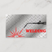 Visitekaartje voor lassen (Voorkant)