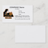 Visitekaartje voor lassen (Voorkant / Achterkant)