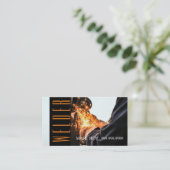 Visitekaartje voor lassenbouw (Staand voorkant)