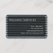 Visitekaartje voor lasservices bewerkbaar (Voorkant)