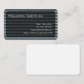 Visitekaartje voor lasservices bewerkbaar (Voorkant / Achterkant)