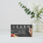  Visitekaartje voor leerkrachten (Staand voorkant)