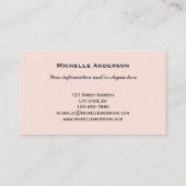 Visitekaartje voor lerarenopleiding (Achterkant)