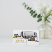 Visitekaartje voor levering en vervoer (Staand voorkant)