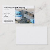 Visitekaartje voor levering van verzendvracht (Voorkant / Achterkant)