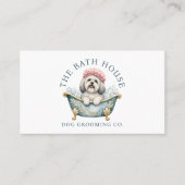 Visitekaartje voor Lhasa Apso-hondentrimsalon (Voorkant)