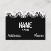 Visitekaartje voor lichaamsdoorboren (Achterkant)