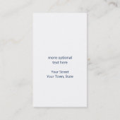 Visitekaartje voor Logo van de auto-industrie, Red (Achterkant)