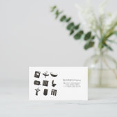 Visitekaartje voor loodgieterij (Staand voorkant)