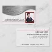 Visitekaartje voor loopbaanontwikkeling - Professi (Voorkant / Achterkant)