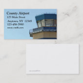 Visitekaartje voor luchtverkeersleiding (Voorkant / Achterkant)