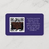 Visitekaartje voor luchtzuiveringsspecialisten (Achterkant)