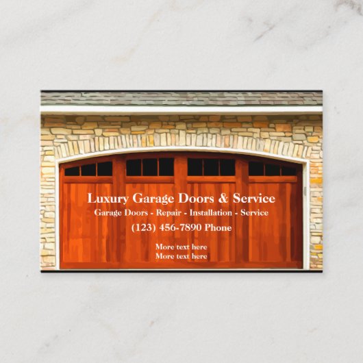 Visitekaartje voor luxe kleuropbrengstverkoop en - (Voorkant)