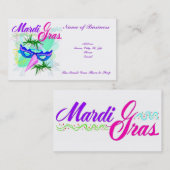 visitekaartje-voor-Mardi Gras Visitekaartje (Voorkant / Achterkant)