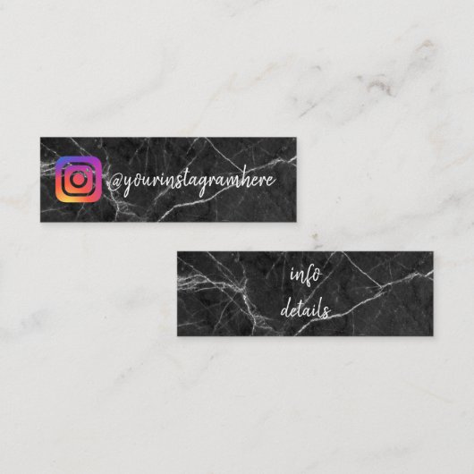 visitekaartje voor marmermedia (Voorkant / Achterkant)