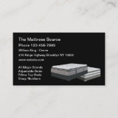 Visitekaartje voor mattes en beddengoed (Voorkant)