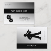 Visitekaartje voor mechanische apparaten/machines (Voorkant / Achterkant)