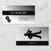 Visitekaartje voor mechanische apparaten/machines (Voorkant / Achterkant)