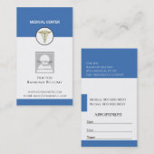 Visitekaartje voor medische artsen (Voorkant / Achterkant)